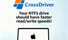 CrossDriver NTFS: Delivers significantly faster transfer speeds than similar tools with maximum efficiency!